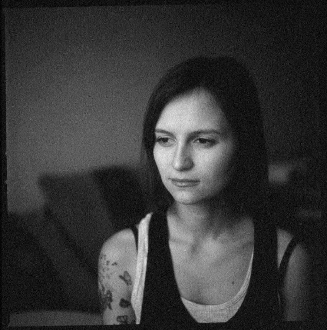 Portrait of a Lithuanian woman editor in chief in her 40s