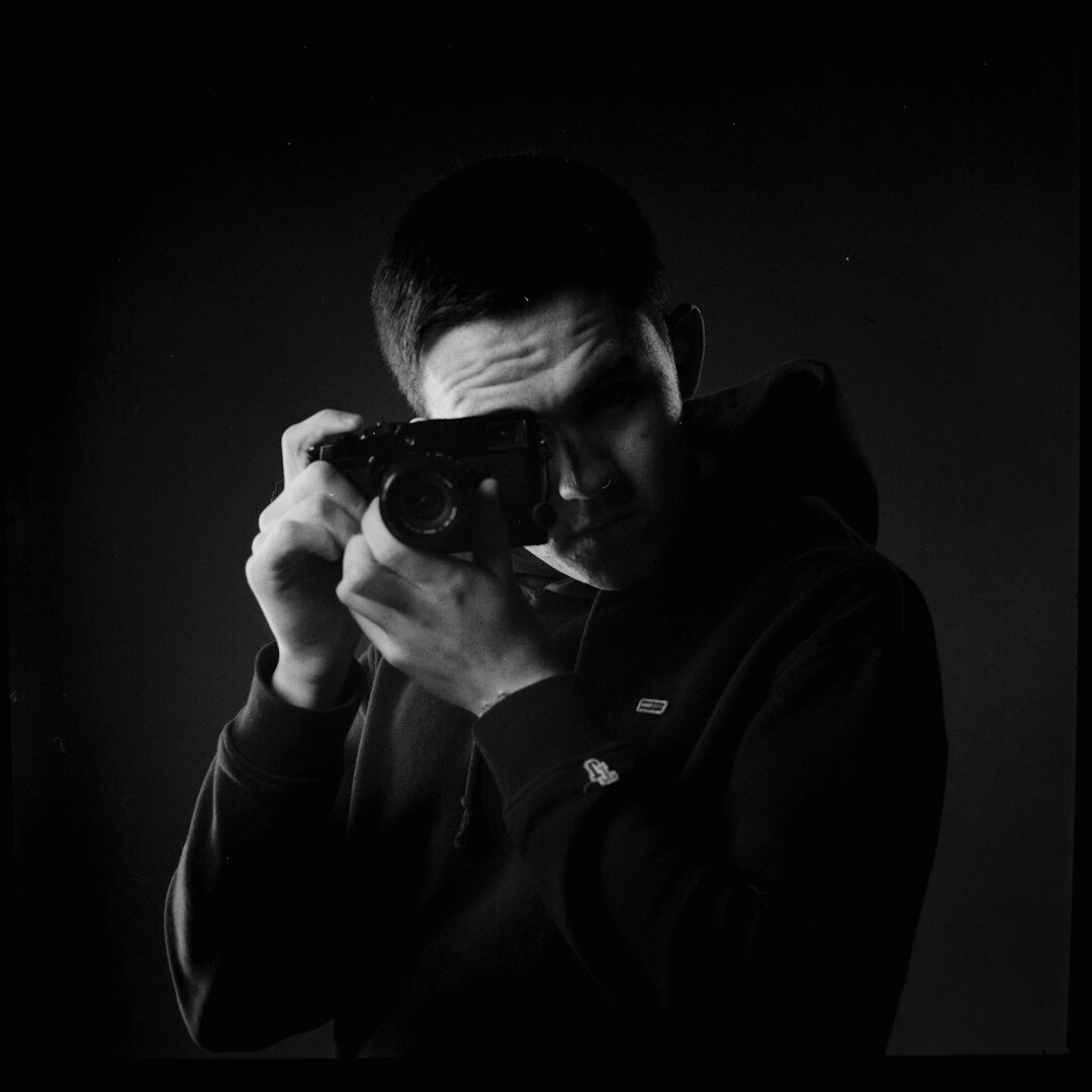 Portrait of a Lithuanian male journalist in his 30s